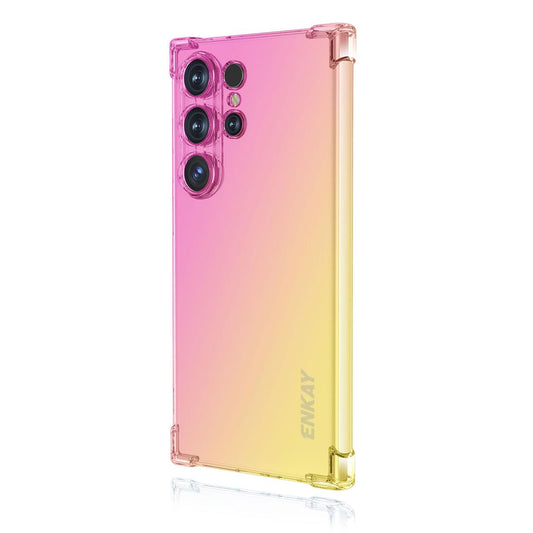 Samsung Galaxy S24 Ultra 5G Gradient Airbag TPU Phone Case Shockproof Slim Protective Cover