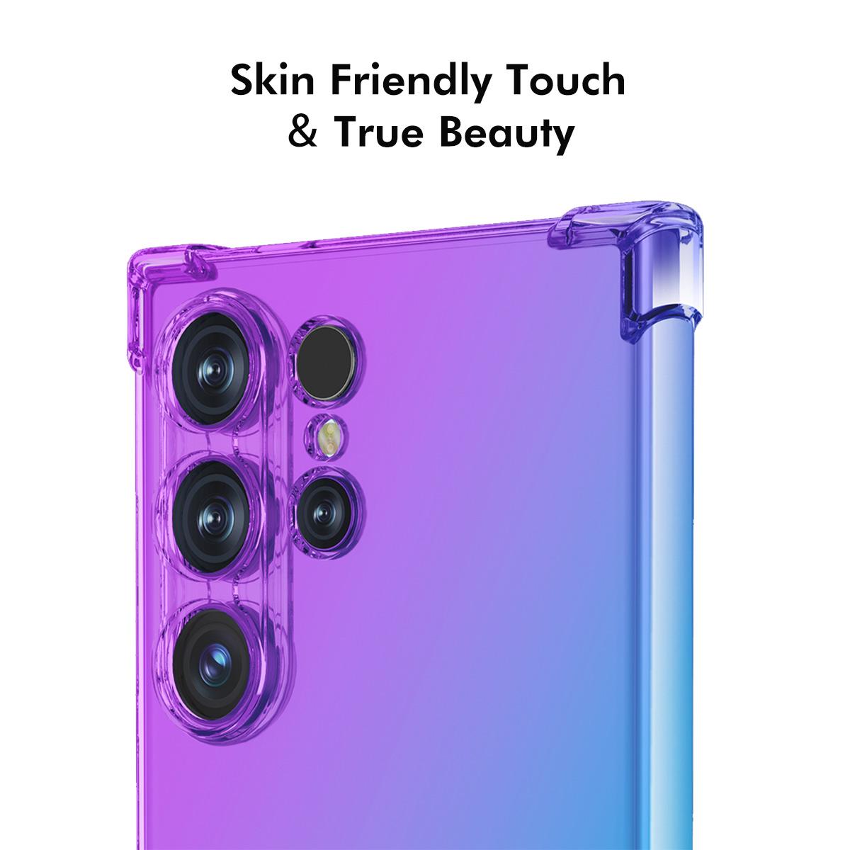 Samsung Galaxy S25 Ultra 5G Gradient Airbag TPU Phone Case Shockproof Slim Protective Cover