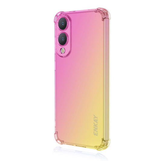 Samsung Galaxy S25 Edge 5G Gradient Airbag TPU Phone Case Shockproof Slim Protective Cover