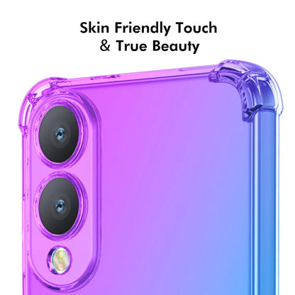 Samsung Galaxy S25 Edge 5G Gradient Airbag TPU Phone Case Shockproof Slim Protective Cover