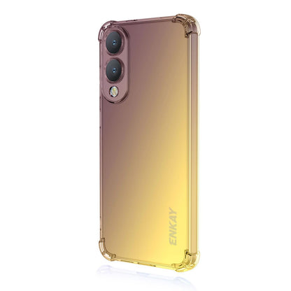 Samsung Galaxy S25 Edge 5G Gradient Airbag TPU Phone Case Shockproof Slim Protective Cover