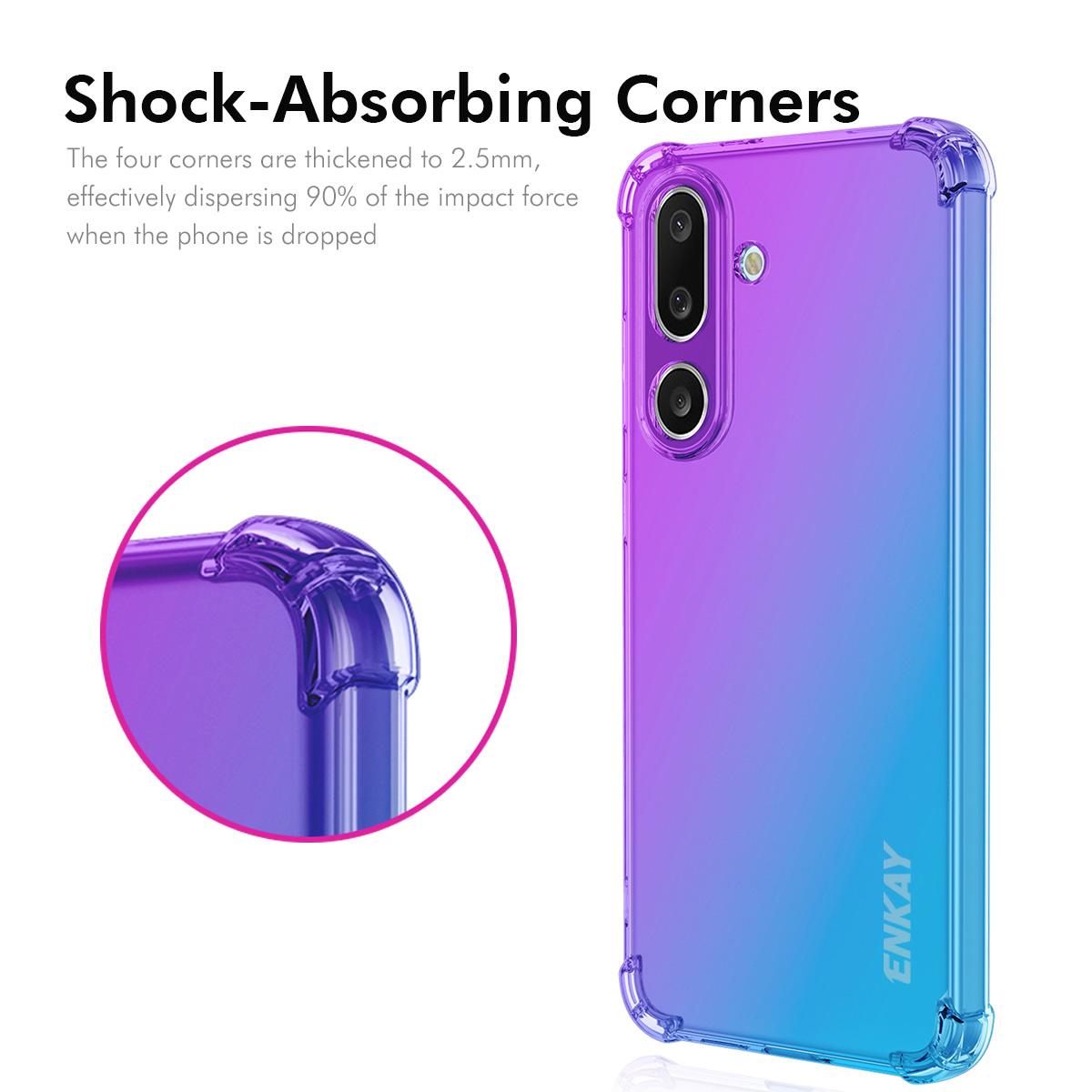 Samsung Galaxy M56 Gradient Airbag TPU Phone Case Shockproof Slim Protective Cover