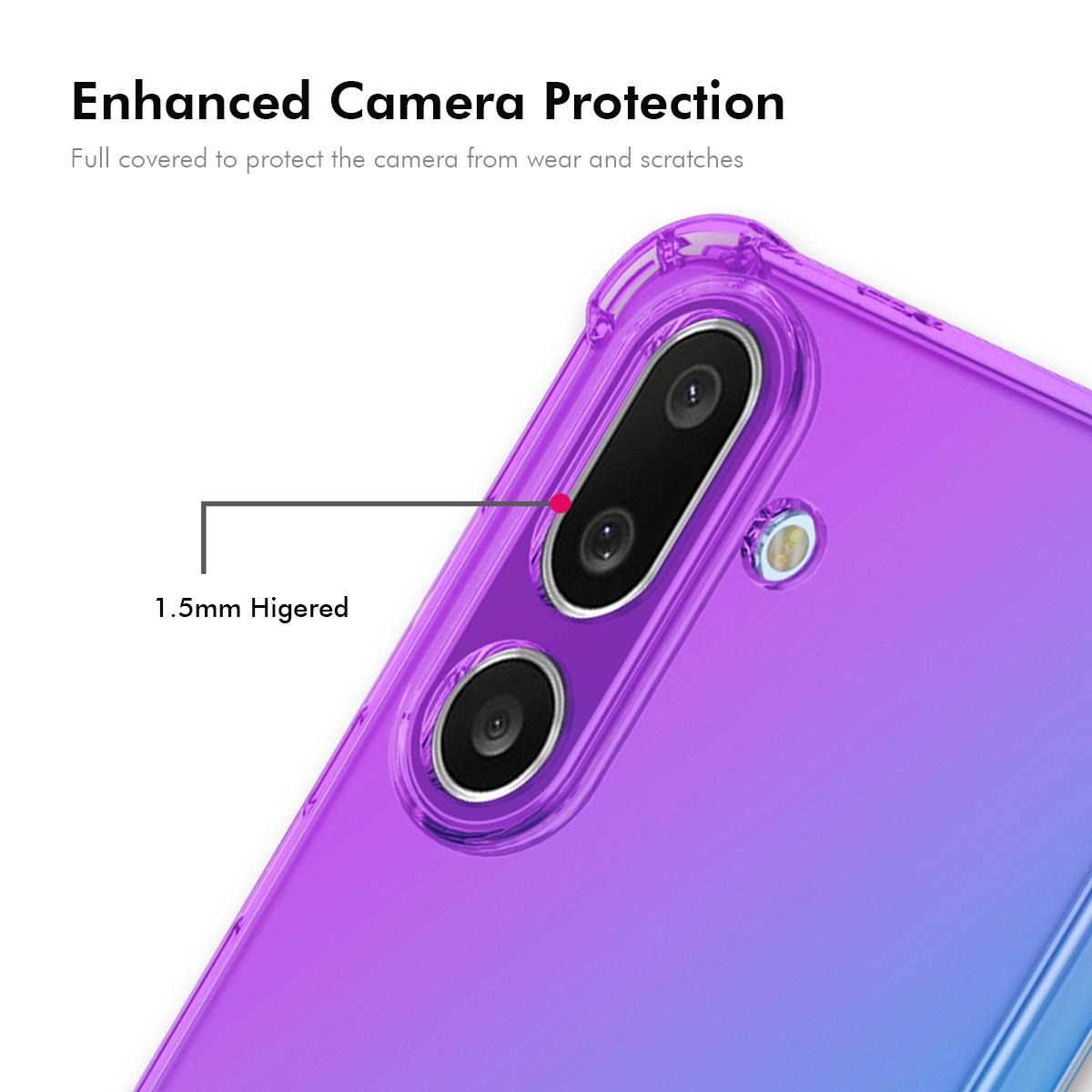 Samsung Galaxy M56 Gradient Airbag TPU Phone Case Shockproof Slim Protective Cover
