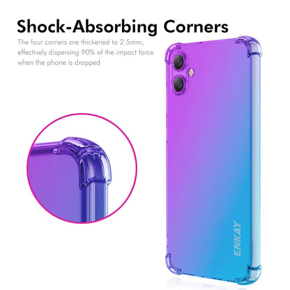 Samsung Galaxy A07 Gradient Airbag TPU Phone Case Shockproof Slim Protective Cover
