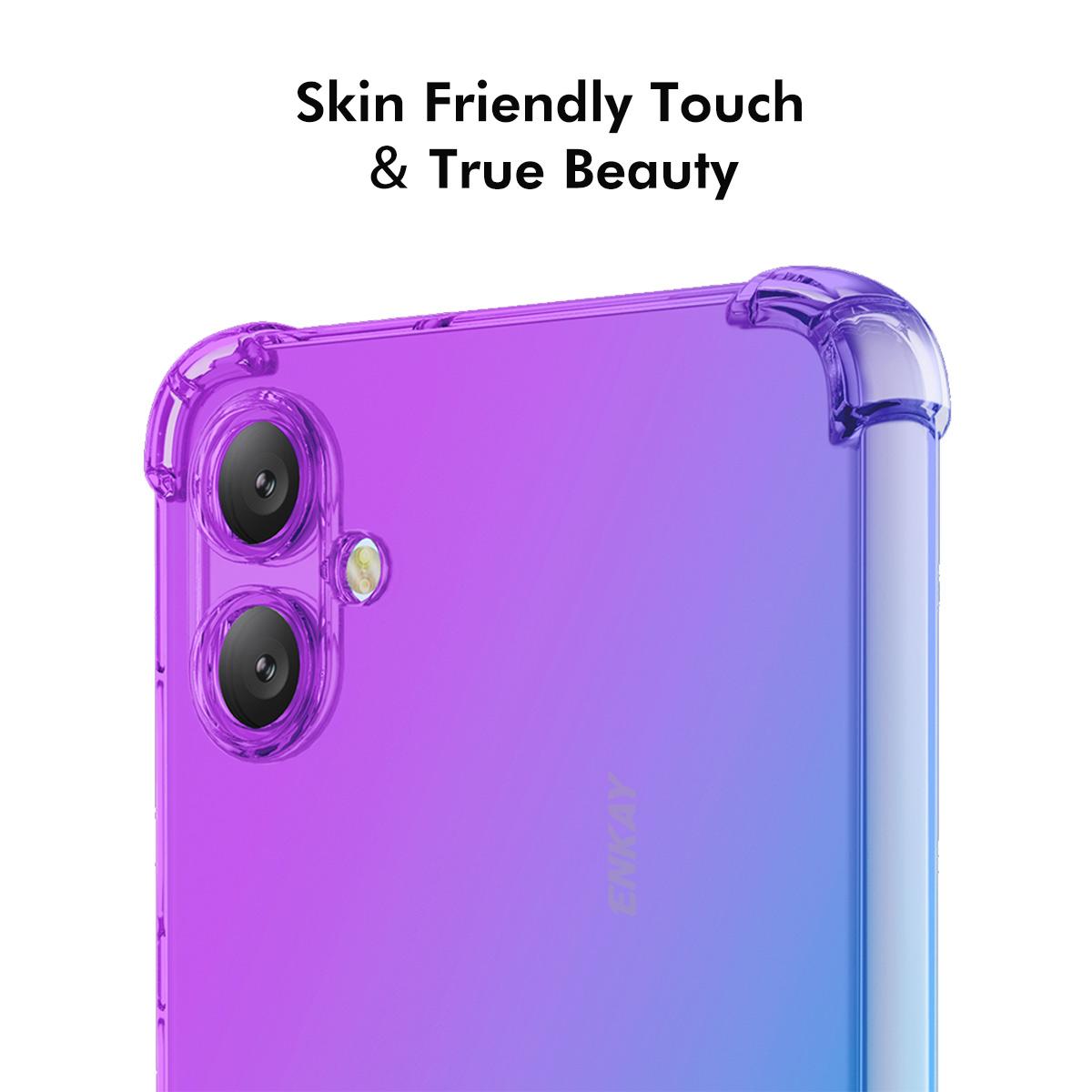 Samsung Galaxy A07 Gradient Airbag TPU Phone Case Shockproof Slim Protective Cover