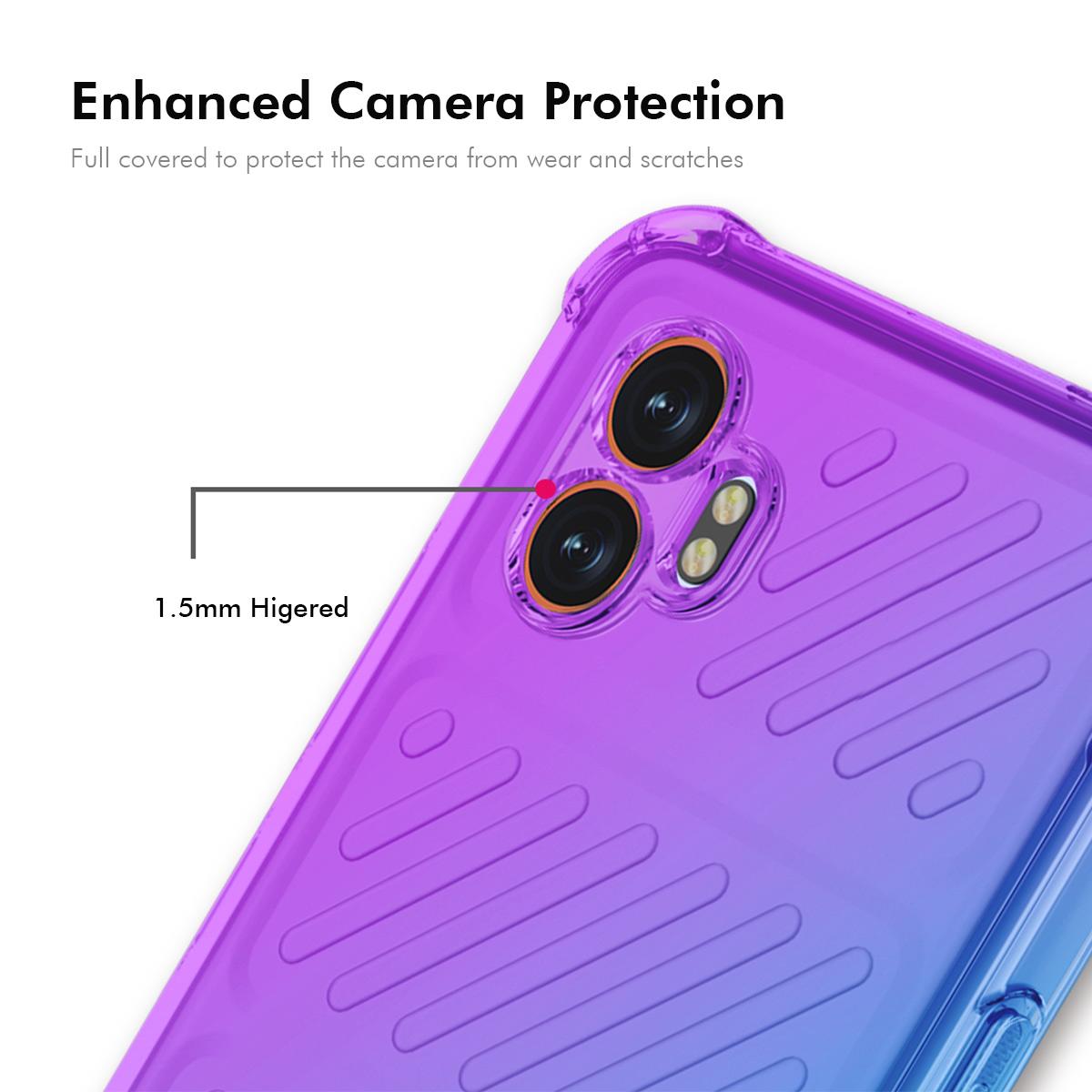 Samsung Galaxy Xcover7 Pro Gradient Airbag TPU Phone Case Shockproof Slim Protective Cover