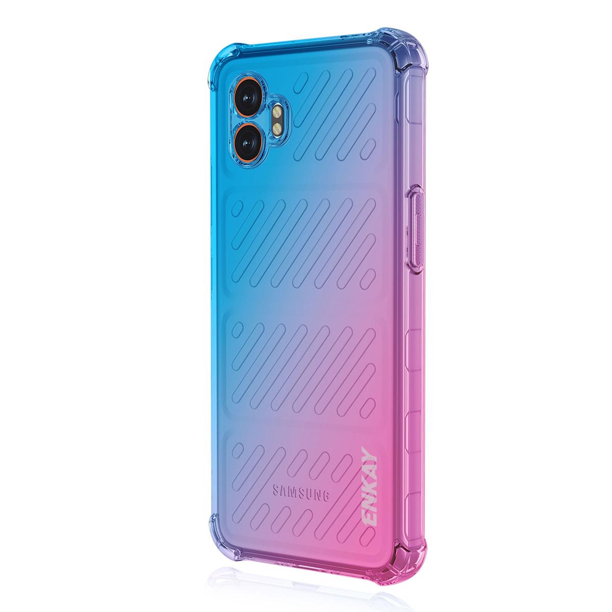 Samsung Galaxy Xcover7 Pro Gradient Airbag TPU Phone Case Shockproof Slim Protective Cover
