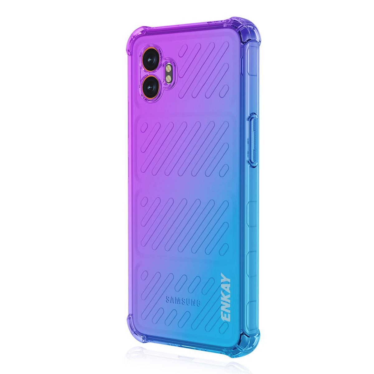 Samsung Galaxy Xcover7 Pro Gradient Airbag TPU Phone Case Shockproof Slim Protective Cover