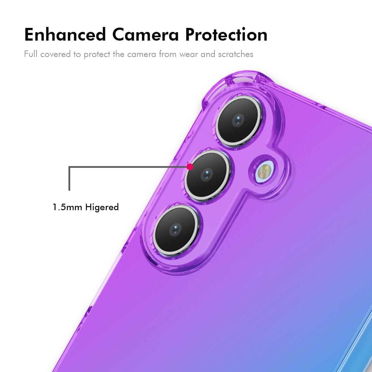Samsung Galaxy A57 Gradient Airbag TPU Phone Case Shockproof Slim Protective Cover