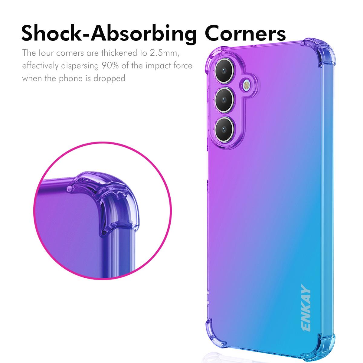 Samsung Galaxy A57 Gradient Airbag TPU Phone Case Shockproof Slim Protective Cover