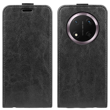 Honor X9c Texture Vertical Flip Leather Wallet Case with Card Slot, PU TPU Shockproof Protective Cover, Anti-Drop Magnetic Folio Phone Case