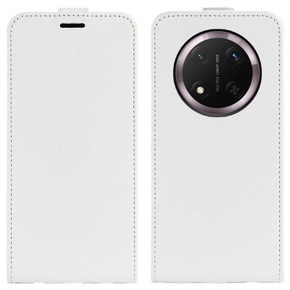 Honor X9c Texture Vertical Flip Leather Wallet Case with Card Slot, PU TPU Shockproof Protective Cover, Anti-Drop Magnetic Folio Phone Case