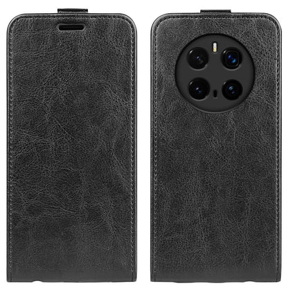 Honor Magic7 Pro Texture Vertical Flip Leather Wallet Case with Card Slot, PU TPU Shockproof Protective Cover, Anti-Drop Magnetic Folio Phone Case