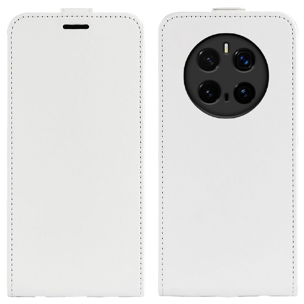 Honor Magic7 Pro Texture Vertical Flip Leather Wallet Case with Card Slot, PU TPU Shockproof Protective Cover, Anti-Drop Magnetic Folio Phone Case