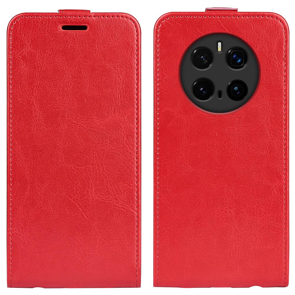 Honor Magic7 Pro Texture Vertical Flip Leather Wallet Case with Card Slot, PU TPU Shockproof Protective Cover, Anti-Drop Magnetic Folio Phone Case