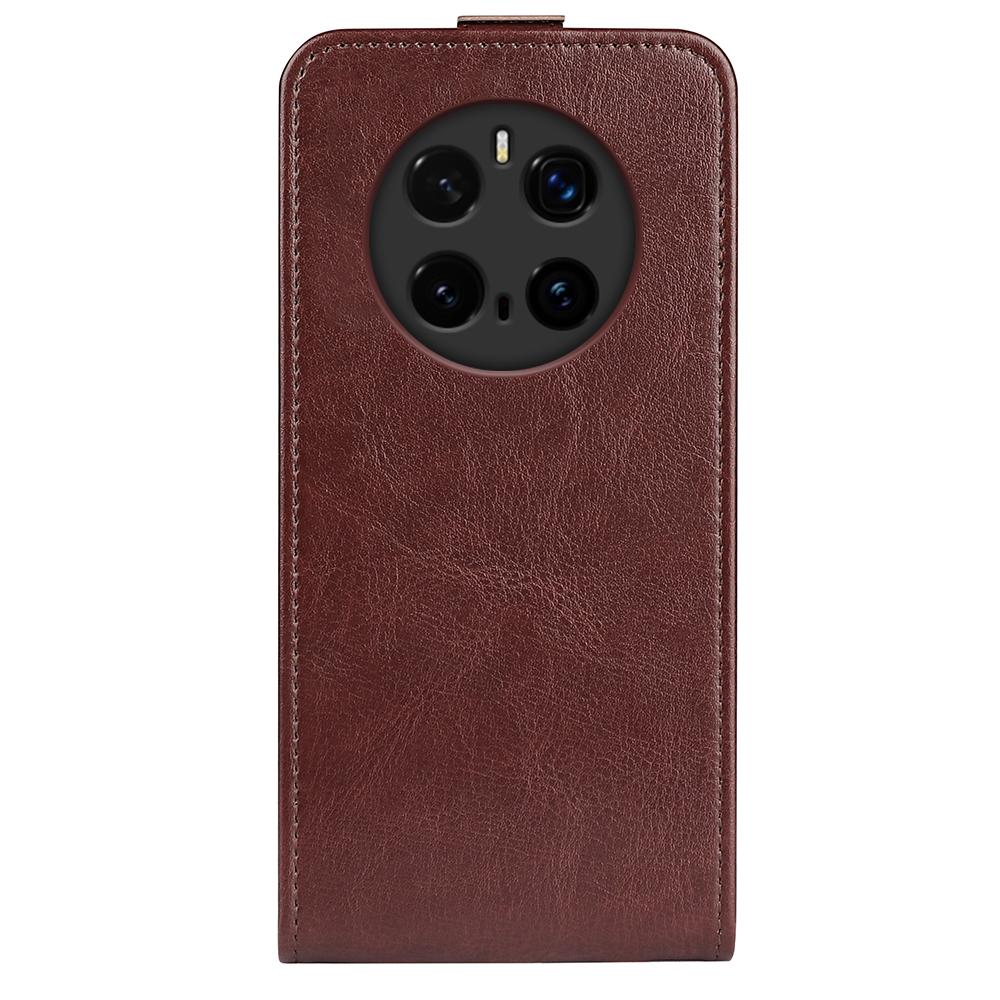 Honor Magic7 Pro Texture Vertical Flip Leather Wallet Case with Card Slot, PU TPU Shockproof Protective Cover, Anti-Drop Magnetic Folio Phone Case