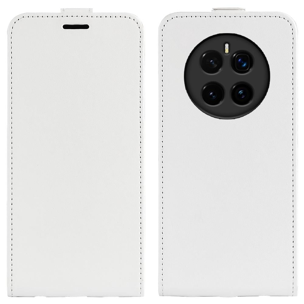 Honor Magic7 5G Texture Vertical Flip Leather Wallet Case with Card Slot, PU TPU Shockproof Protective Cover, Anti-Drop Magnetic Folio Phone Case