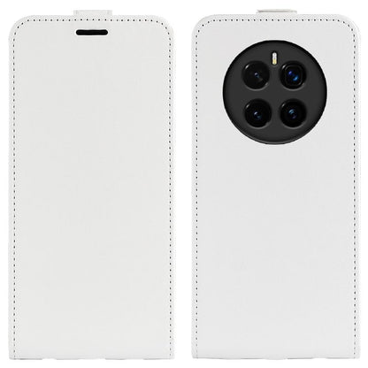 Honor Magic7 5G Texture Vertical Flip Leather Wallet Case with Card Slot, PU TPU Shockproof Protective Cover, Anti-Drop Magnetic Folio Phone Case