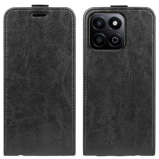 Honor 200 Smart Texture Vertical Flip Leather Wallet Case with Card Slot, PU TPU Shockproof Protective Cover, Anti-Drop Magnetic Folio Phone Case