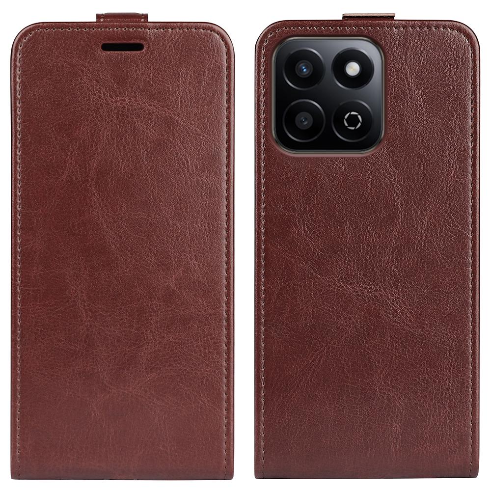Honor 200 Smart Texture Vertical Flip Leather Wallet Case with Card Slot, PU TPU Shockproof Protective Cover, Anti-Drop Magnetic Folio Phone Case