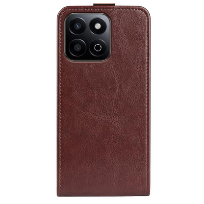 Honor 200 Smart Texture Vertical Flip Leather Wallet Case with Card Slot, PU TPU Shockproof Protective Cover, Anti-Drop Magnetic Folio Phone Case