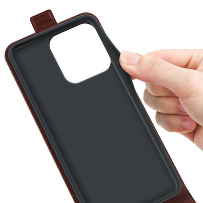 Honor 200 Smart Texture Vertical Flip Leather Wallet Case with Card Slot, PU TPU Shockproof Protective Cover, Anti-Drop Magnetic Folio Phone Case