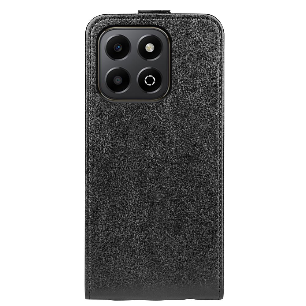 Honor X6b Texture Vertical Flip Leather Wallet Case with Card Slot, PU TPU Shockproof Protective Cover, Anti-Drop Magnetic Folio Phone Case