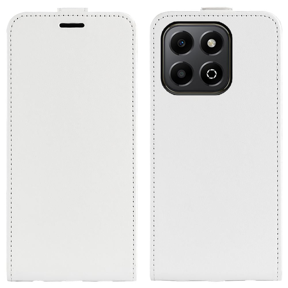 Honor X6b Texture Vertical Flip Leather Wallet Case with Card Slot, PU TPU Shockproof Protective Cover, Anti-Drop Magnetic Folio Phone Case
