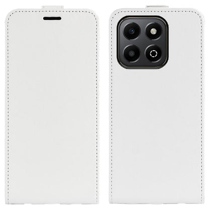 Honor X6b Texture Vertical Flip Leather Wallet Case with Card Slot, PU TPU Shockproof Protective Cover, Anti-Drop Magnetic Folio Phone Case