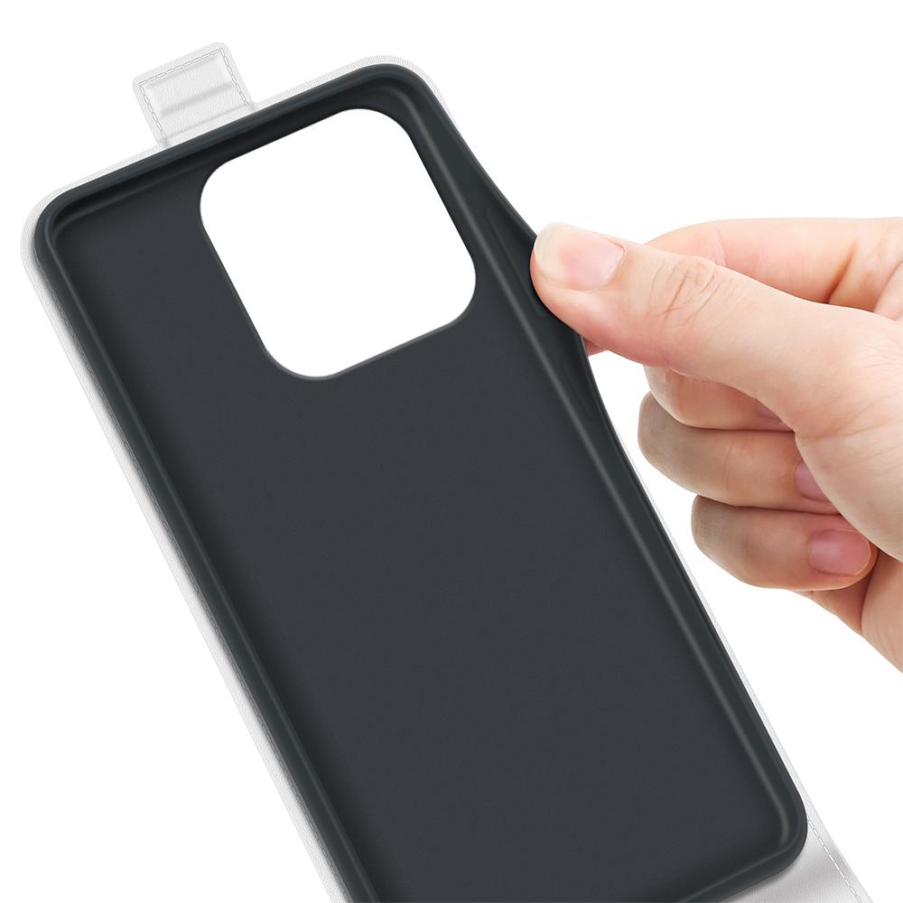 Honor X6b Texture Vertical Flip Leather Wallet Case with Card Slot, PU TPU Shockproof Protective Cover, Anti-Drop Magnetic Folio Phone Case