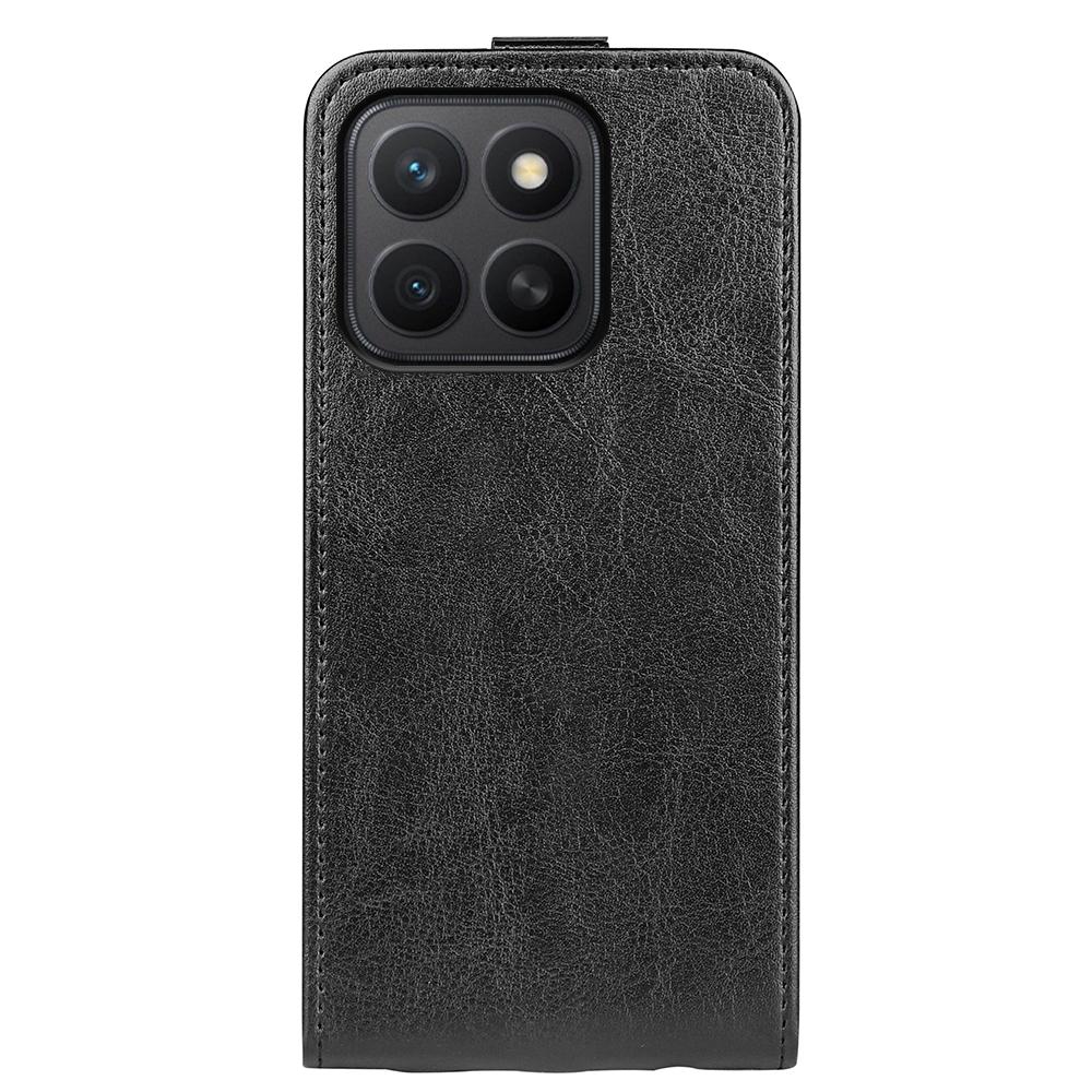 Honor X8c 4G Texture Vertical Flip Leather Wallet Case with Card Slot, PU TPU Shockproof Protective Cover, Anti-Drop Magnetic Folio Phone Case