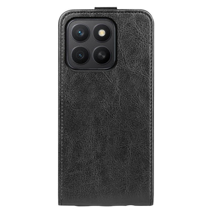 Honor X8c 4G Texture Vertical Flip Leather Wallet Case with Card Slot, PU TPU Shockproof Protective Cover, Anti-Drop Magnetic Folio Phone Case