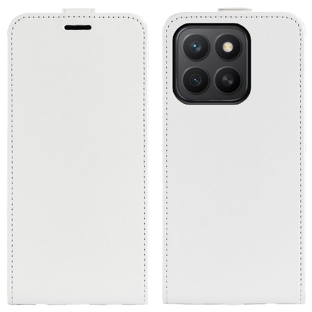 Honor X8c 4G Texture Vertical Flip Leather Wallet Case with Card Slot, PU TPU Shockproof Protective Cover, Anti-Drop Magnetic Folio Phone Case