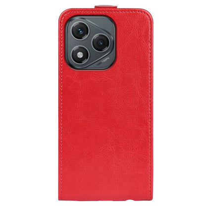 Honor 400 Lite Texture Vertical Flip Leather Wallet Case with Card Slot, PU TPU Shockproof Protective Cover, Anti-Drop Magnetic Folio Phone Case