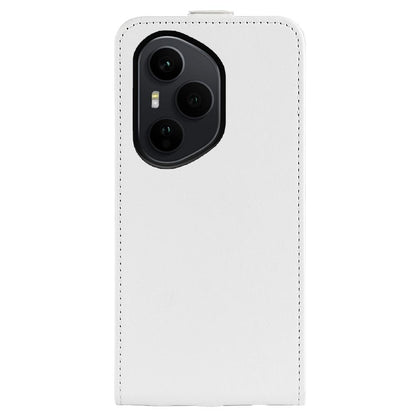 Honor 400 Pro 160.8mm Texture Vertical Flip Leather Wallet Case with Card Slot, PU TPU Shockproof Protective Cover, Anti-Drop Magnetic Folio Phone Case