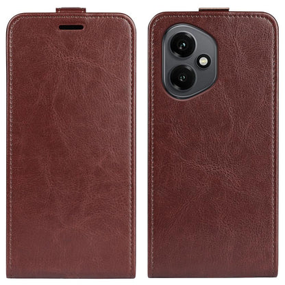 Honor 400 156.5mm Texture Vertical Flip Leather Wallet Case with Card Slot, PU TPU Shockproof Protective Cover, Anti-Drop Magnetic Folio Phone Case