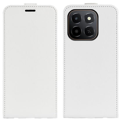 Honor X6c Texture Vertical Flip Leather Wallet Case with Card Slot, PU TPU Shockproof Protective Cover, Anti-Drop Magnetic Folio Phone Case