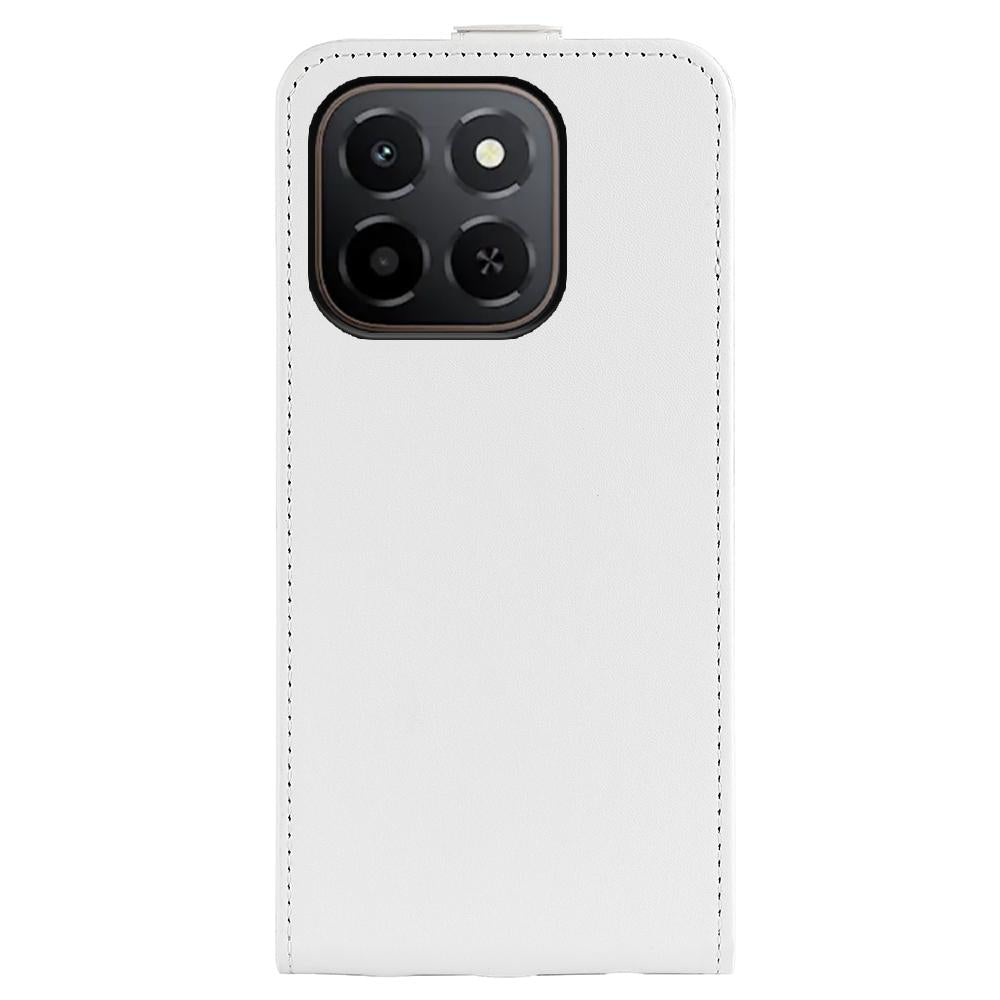 Honor X6c Texture Vertical Flip Leather Wallet Case with Card Slot, PU TPU Shockproof Protective Cover, Anti-Drop Magnetic Folio Phone Case