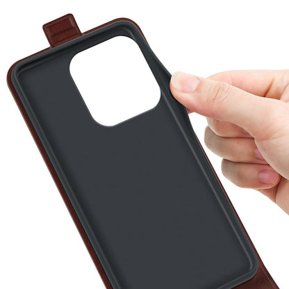 Honor 400 Smart 5G Texture Vertical Flip Leather Wallet Case with Card Slot, PU TPU Shockproof Protective Cover, Anti-Drop Magnetic Folio Phone Case