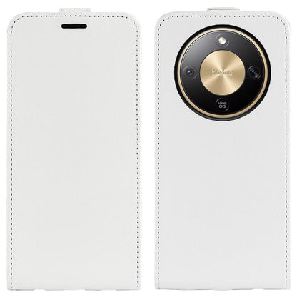 Honor X9d 5G Texture Vertical Flip Leather Wallet Case with Card Slot, PU TPU Shockproof Protective Cover, Anti-Drop Magnetic Folio Phone Case