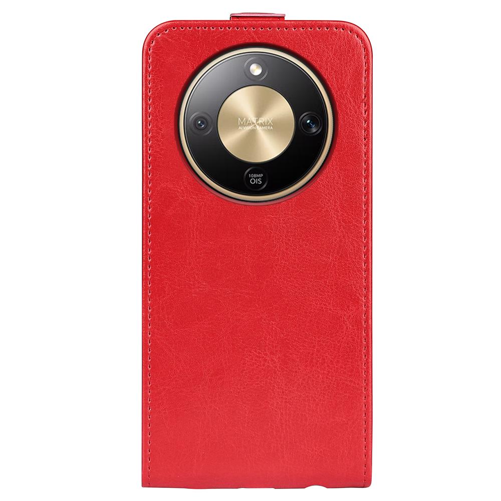 Honor X9d 5G Texture Vertical Flip Leather Wallet Case with Card Slot, PU TPU Shockproof Protective Cover, Anti-Drop Magnetic Folio Phone Case