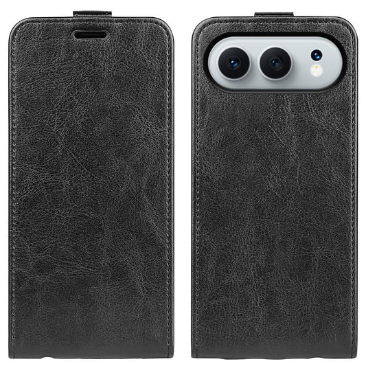 Honor 500 155.8mm Texture Vertical Flip Leather Wallet Case with Card Slot, PU TPU Shockproof Protective Cover, Anti-Drop Magnetic Folio Phone Case