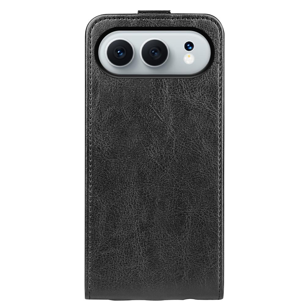 Honor 500 155.8mm Texture Vertical Flip Leather Wallet Case with Card Slot, PU TPU Shockproof Protective Cover, Anti-Drop Magnetic Folio Phone Case