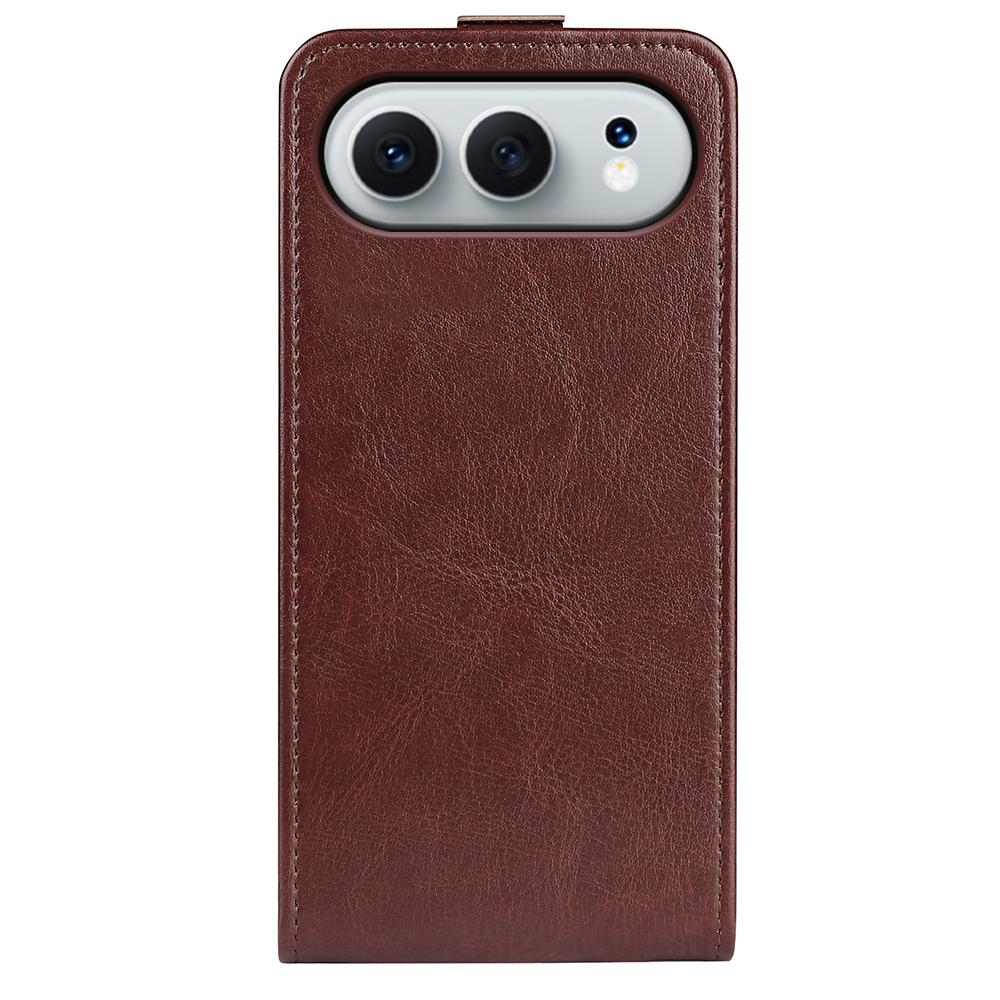 Honor 500 155.8mm Texture Vertical Flip Leather Wallet Case with Card Slot, PU TPU Shockproof Protective Cover, Anti-Drop Magnetic Folio Phone Case