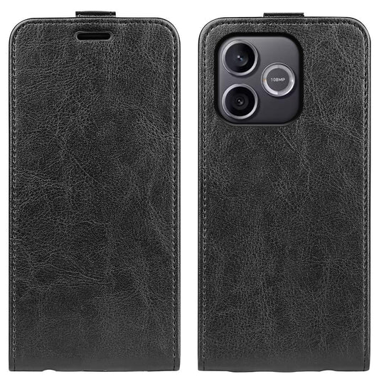 Honor 600 Lite Texture Vertical Flip Leather Wallet Case with Card Slot, PU TPU Shockproof Protective Cover, Anti-Drop Magnetic Folio Phone Case
