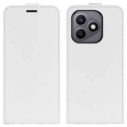 Honor X8d 4G Texture Vertical Flip Leather Wallet Case with Card Slot, PU TPU Shockproof Protective Cover, Anti-Drop Magnetic Folio Phone Case