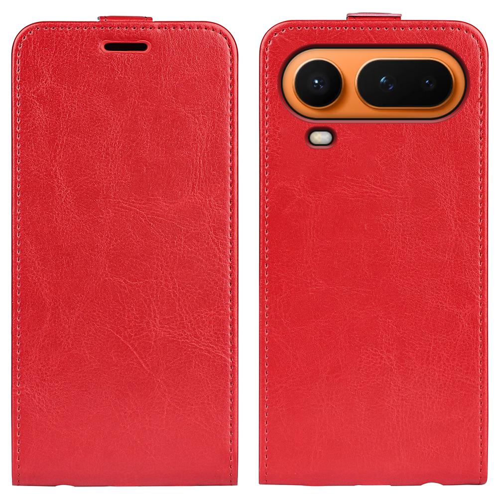 Honor Magic8 Pro Air 5G Texture Vertical Flip Leather Wallet Case with Card Slot, PU TPU Shockproof Protective Cover, Anti-Drop Magnetic Folio Phone Case