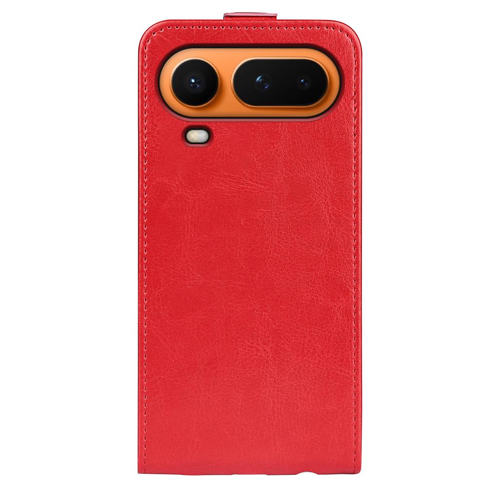 Honor Magic8 Pro Air 5G Texture Vertical Flip Leather Wallet Case with Card Slot, PU TPU Shockproof Protective Cover, Anti-Drop Magnetic Folio Phone Case