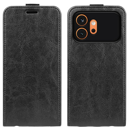 Honor 600 Texture Vertical Flip Leather Wallet Case with Card Slot, PU TPU Shockproof Protective Cover, Anti-Drop Magnetic Folio Phone Case