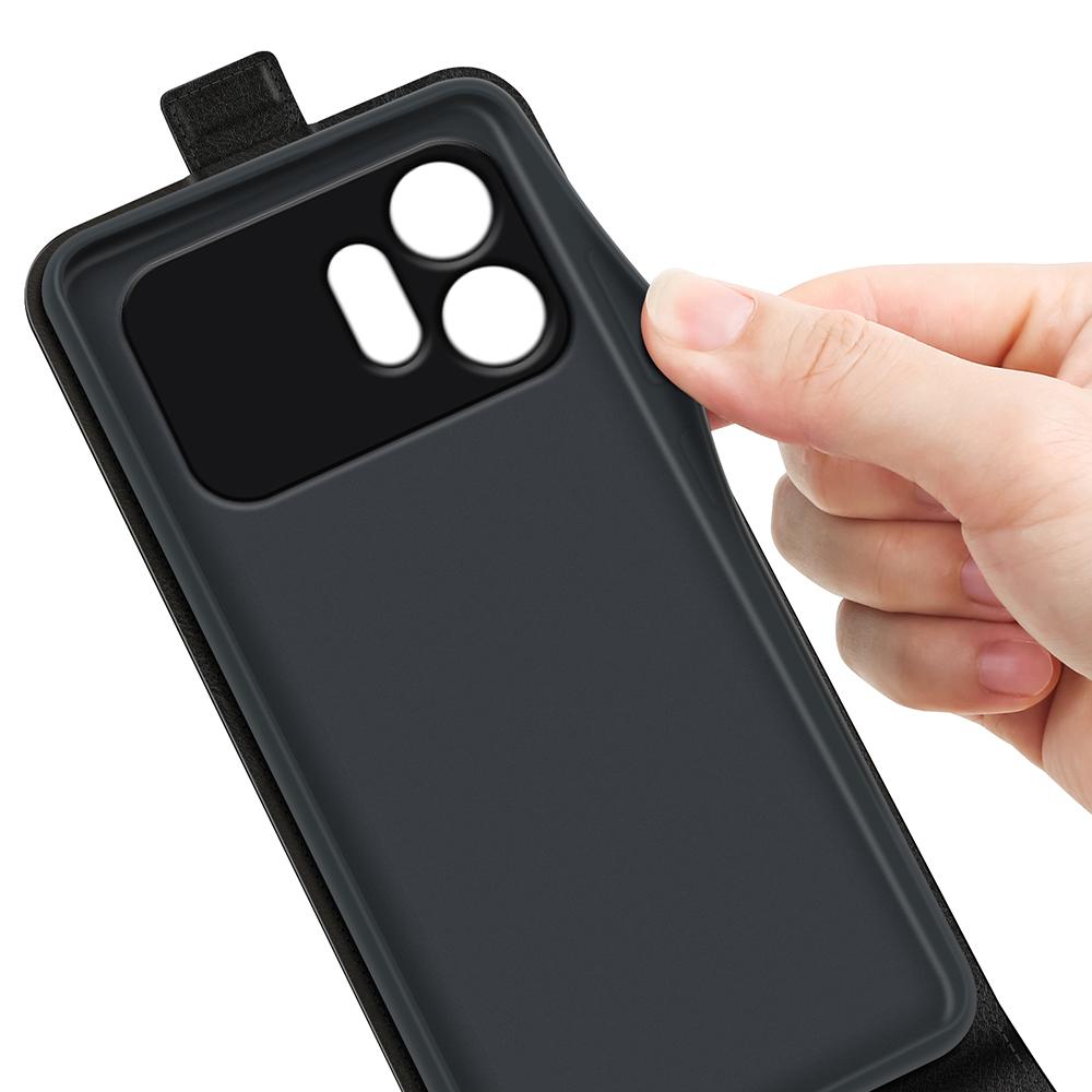 Honor 600 Pro Texture Vertical Flip Leather Wallet Case with Card Slot, PU TPU Shockproof Protective Cover, Anti-Drop Magnetic Folio Phone Case